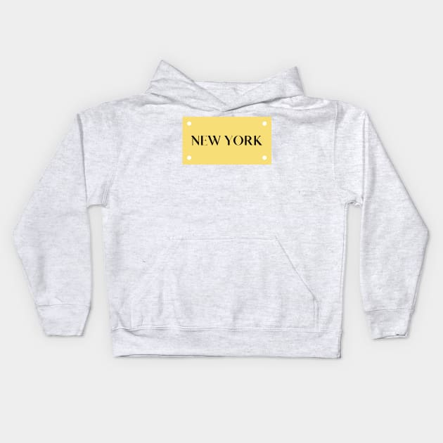 New York Kids Hoodie by BloomingDiaries